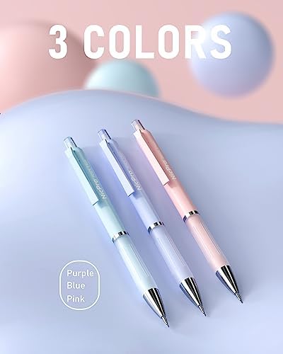 Nicpro 3PCS Pastel Mechanical Pencil Set, 0.9 Mechanical Pencil