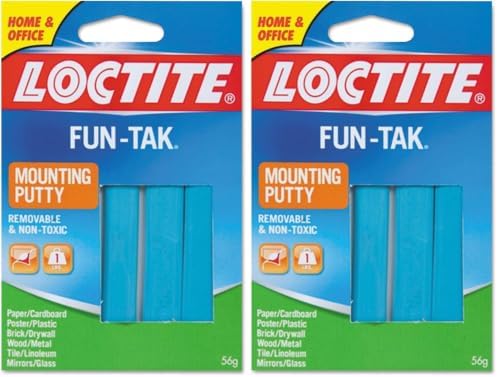 Loctite Fun-Tak Mounting Putty, 2 oz (2 Pack)