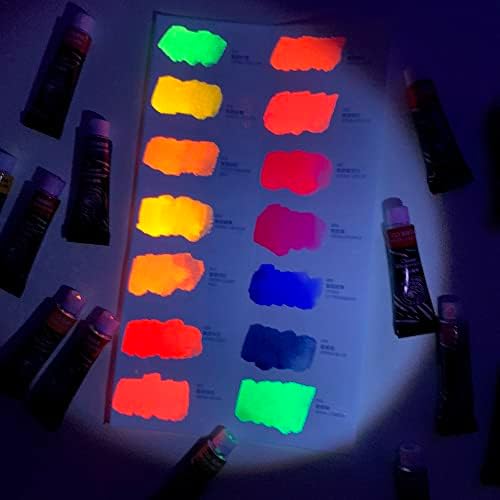 Paul Rubens Watercolor Paint 14 Vibrant Neon Colors Watercolor Tubes