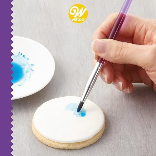 Wilton 5-Piece Decorating Brush Set, Synthetic Bristles
