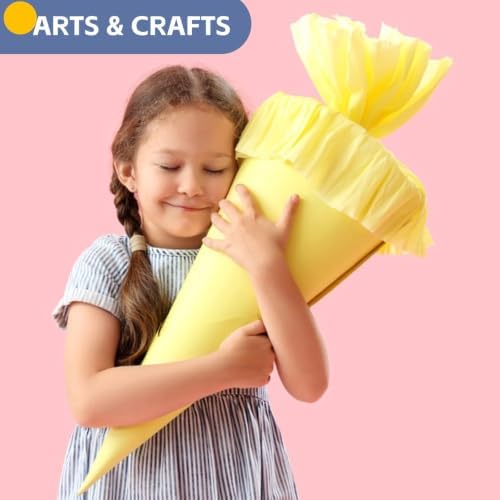 Yellow Wrapping Paper, 15"x900" Art Craft Bulletin Board Decorative Paper