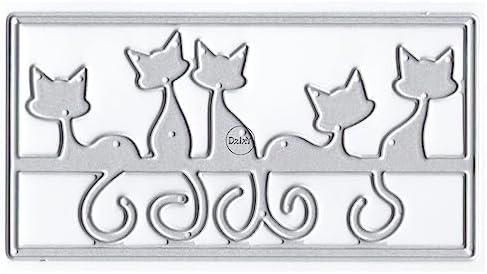 Kitten Metal Cutting Dies for Card Making