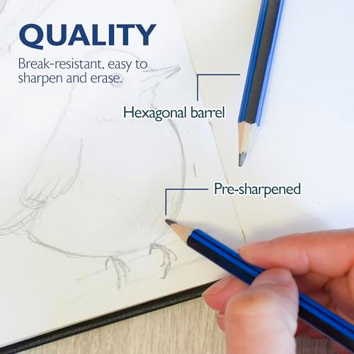 BAZIC PRODUCTS #2B Wood Pencils, 12 Count, for Drawing