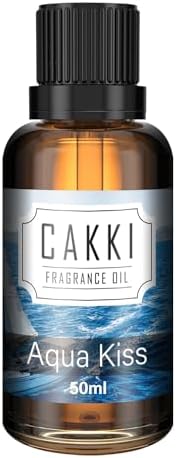 Essential Oils for Diffusers for Home, Scent-Aqua Kiss, Single Large Size 50ml, Cakki Fragrance Oils, for Candle Making, for Soap Making, Diffuser Oil Scents