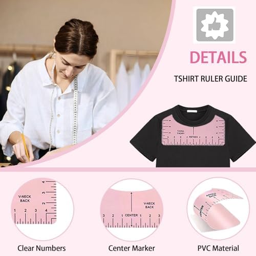 DNSGOOR Sublimation Shirts Tool Kits for Vinyl Alignment