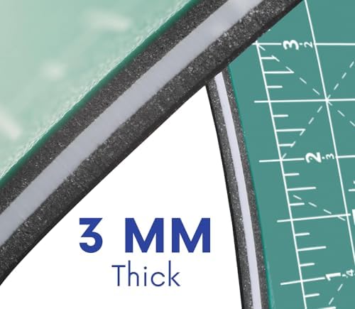 Proartek PK00012 Model GBM4060 Series 40" x 60" Dark Professional Cutting Mat; Double-Sided; Self-Healing; For Graphic Arts, Hobbies, Sewing, Scrapbooking, and other Cutting Projects