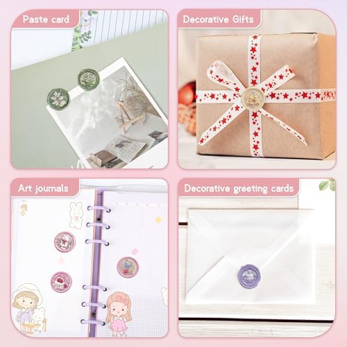 90PCS Pre-Made Envelope Seal Stickers, Classic Vintage Theme Waterproof Self-Adhesive Stickers for Wedding Invitations, Birthday Gift Wrapping, Scrapbook & Journal Decoration (90PCS Classic Vintage)