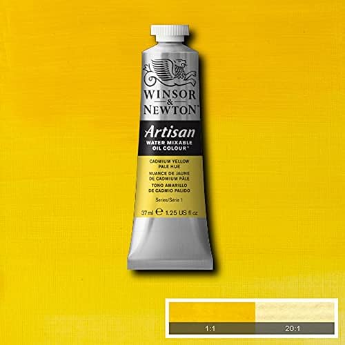 Winsor & Newton Artisan Water Mixable Oil Paint, 37ml, Cadmium Yellow Pale