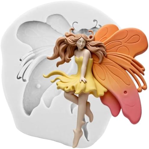 Flower Fairy Polymer Clay Molds 3D Fairy Silicone Mold