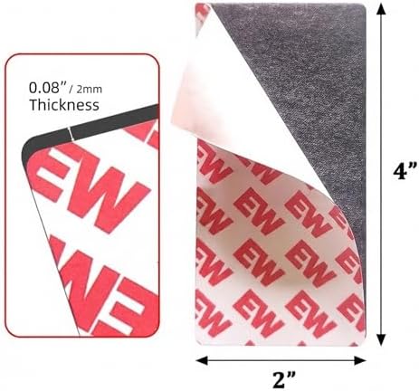 Magnetic Tape 2x4 Inch 5 Pack, Strong Adhesive Magnets for Crafts