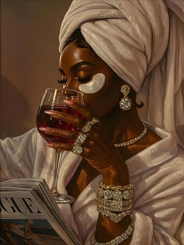 WNPOKN Woman Diamond Art Kits for Adults 12x16inch