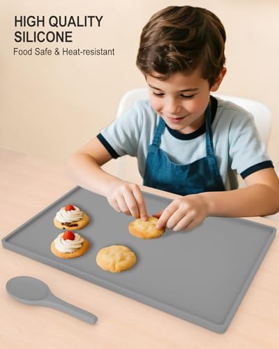 Silicone Art Mat for Crafts, 12" x 19" Waterproof Non-Slip Painting Mat