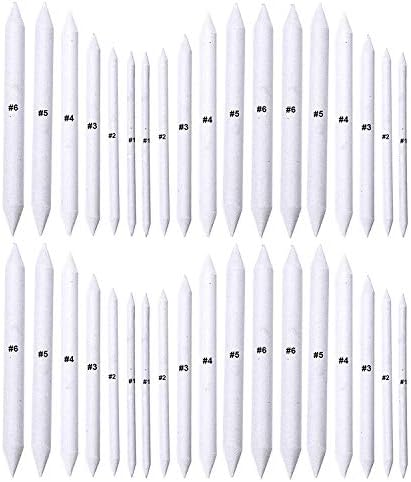 Cettkowns 36 Pieces Artist Blending Stump and Tortillion Art Blenders for Student Sketch Drawing
