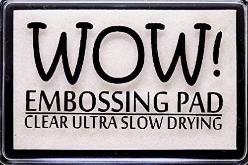 Wow! Embossing Pad and Pen Bundle - Wow! Clear Embossing Ink Pad Ultra Slow Drying and Embossing Pen - with Trebbies Fine Detail Sticks