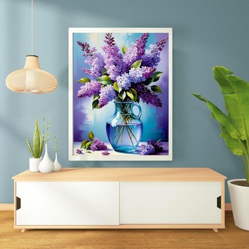 Axquilon Flower Diamond Arts Kits for Adults 12x16 inch