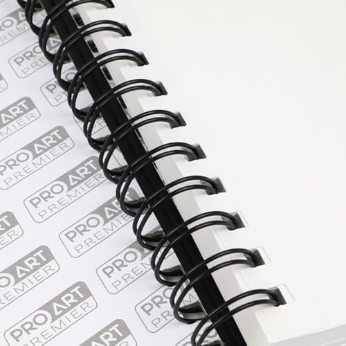 Pro Art Premium Sketch Book 9"x12" 80 Sheets, 70#, Wire, Sketch Book, Sketchbook, Drawing Pad, Pad, Drawing Paper, Art Book, Paper, Sketchbook for