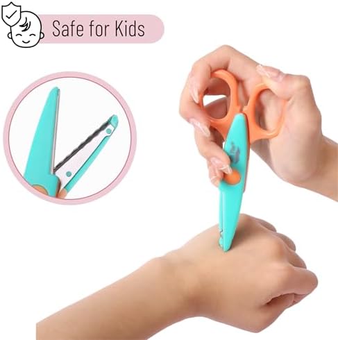 Mr. Pen- Craft Scissors Decorative Edge, 6 Pack, Vintage Colors | Zig Zag Scissors for Crafting, Scrapbooking, Fancy, Pattern, Design