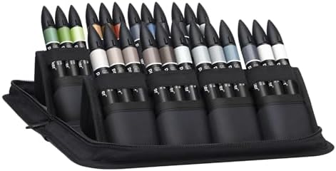 Winsor & Newton ProMarker Set, 24 Count, Architecture Wallet