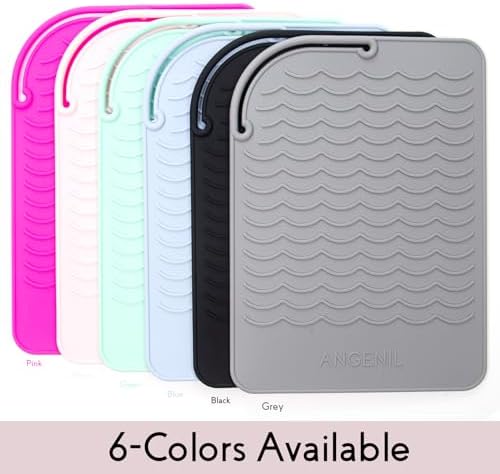 ANGENIL Heat Resistant Silicone Mat for Curling Iron Mat, Flat Iron, Crafts