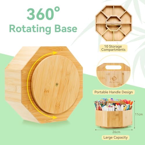 Ohuhu 360° Rotating Marker Organizer Holds 162 Honolulu & B Oahu Markers
