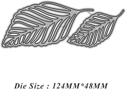 Hollow Feather Metal Cutting Dies for Card Making