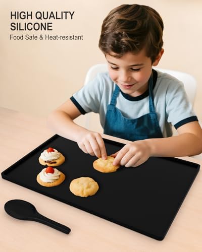 Silicone Art Mat for Crafts, 16" x 24" Waterproof Non-Slip Painting Mat