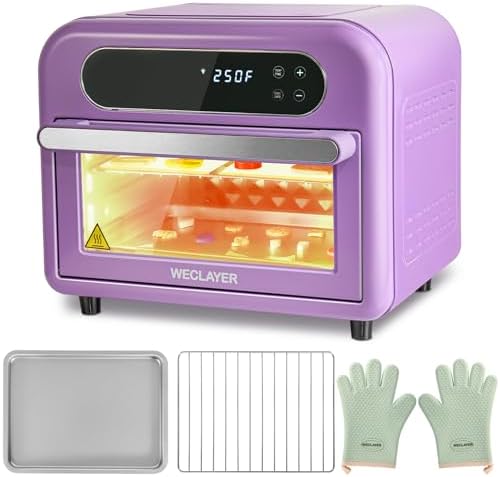 12L Polymer Clay Oven with Fast Preheat,Precise Temperature and Time,13QT/12L 120V 1200W Large Capacity Electric Oven for bake Clay,Polymer Clay Tools,Includes Tray,Wire Rack,Thickened Gloves