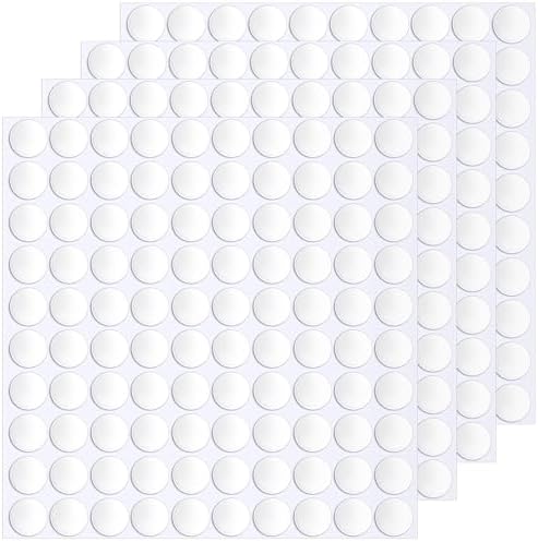 JANYUN 1500 Pcs Sticky Dots,20 mm Clear Sticky Tack Adhesive Stickers
