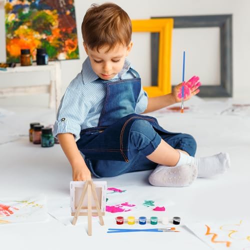 ESRICH 5 Set Canvas Painting Kit, Mini Acrylic Paint Set