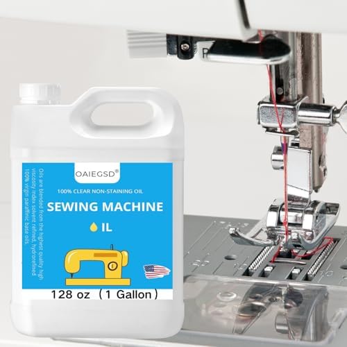 128oz Fine Light Sewing Machine Oil and Lubricant, Clear & Odorless