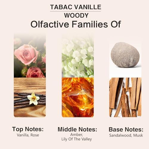 PHATOIL Tabac Vanille Fragrance Oil for Diffuser Aromatherapy 3.38FL.OZ | Long Lasting Scented Oils For Humidifier, Air Freshener, DIY Soap Candle, Scent Project Making, Aroma Oil for Home Freshening