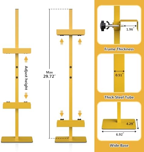 Tabletop Easel Stand Picture Easels for Display Up to 29.7" H Gold Picture Frame Stand Table Top Easel Metal Picture Easel for Photos, Painting, Artwork, Books (Base: 1.32 lbs)