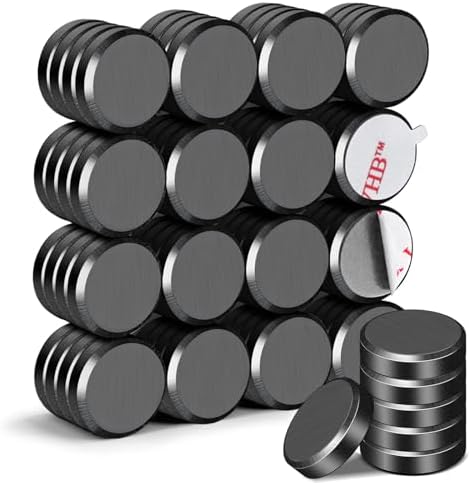 DIYMAG Strong Adhesive Magnets,70pcs 0.6x0.12in Fridge Refrigerator Magnet