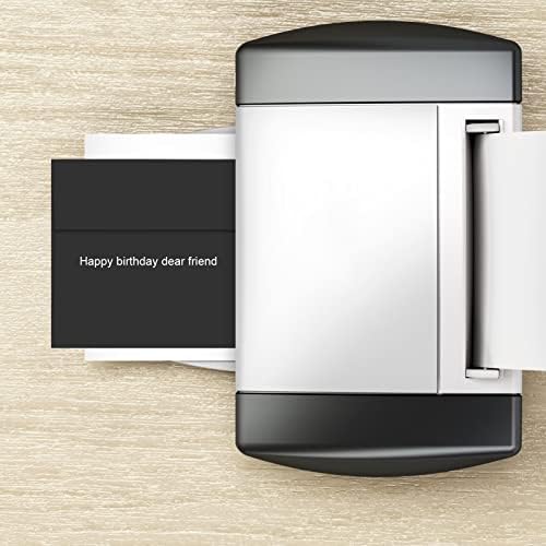 50 Packs 5x7 Envelopes, A7 5x7 Envelopes for Invitations, Printable Invitation Envelopes Self Seal for Weddings, Invitations, Photos, Greeting Cards, Mailing (Black)