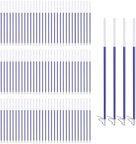 100 Pcs Ballpoint Pen Refills, Epoxy Resin Molds 0.7mm Ink Replaceable Ball Point Pen Silicone Molds Resin Casting Molds for DIY Resin Crafts Making