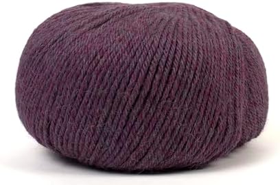 100% Baby Alpaca Yarn for Knitting & Crocheting - Set of 3 Skeins of Premium Yarn DK - Lightweight, Hypoallergenic & Thermal Peru Made - Ideal for Delicate Projects (M044 - Dark Fuchsia)