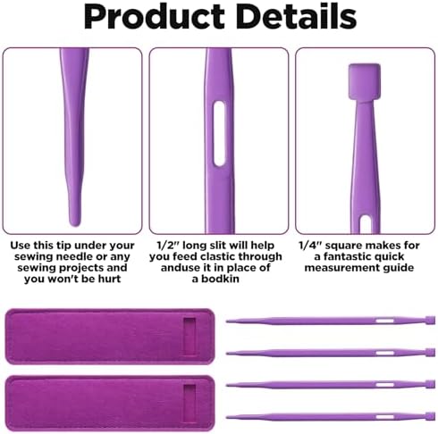 HJZHII 4 Pcs that Purple Thang Sewing Tools, Thing Sewing Quilting Supplies