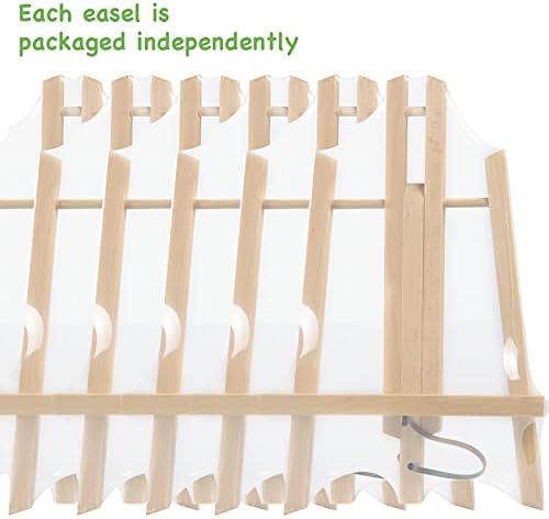 CONDA 8 Pack 16" Tabletop Display Easel, Portable A-Frame Tripod Display Easel for Painting Party & Displaying Canvases, Photos, Display Tripod Holder Stand for Students Kids Beginners