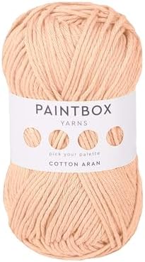 Paintbox Yarns 100% Cotton Aran Yarn 1.76oz / 50g, 93yds / 85m