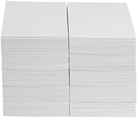 Amazon Basics Blank Index Cards for Studying and Note Taking, White, 4" x 6", 1000 Count (Pack of 2)