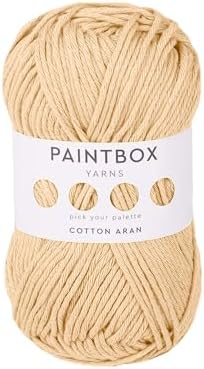 Paintbox Yarns 100% Cotton Aran Yarn 1.76oz / 50g, 93yds / 85m