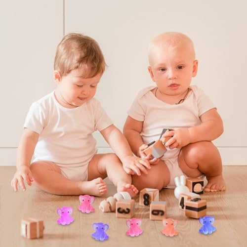 Cute Tiny Elephant Shape Resin Silicone Mold Micro Dollhouse Animal Epoxy Casting Mold for DIY Resin Art Fairy Garden Miniatures Landscape Crafts Decor