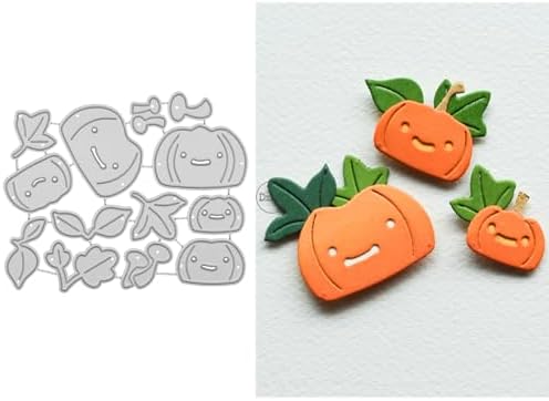 Halloween Patchwork Pumpkin Metal Cutting Dies for Card Making