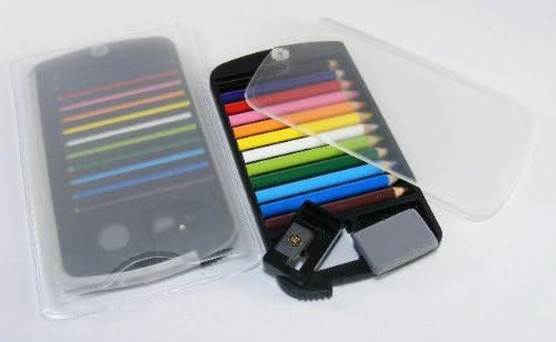 BC USA Japanese Mini Colored Pencils in Case with Eraser and Sharpener