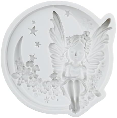 Angels Polymer Clay Mold Moon Angels Silicone Molds Set of 4