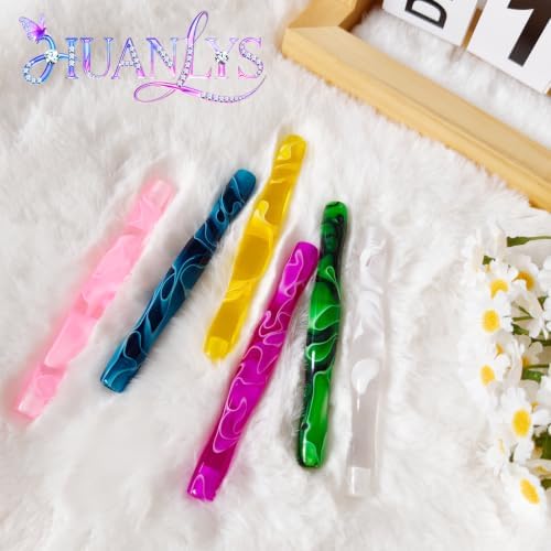 Huanlys 18PCS Diamond Art Pens Tools Diamond Painting Accessories Kits with Screw Steel Rose Gold Metal Tip Nibs Placers Roller Tool Accessories (Blue Silver 3)