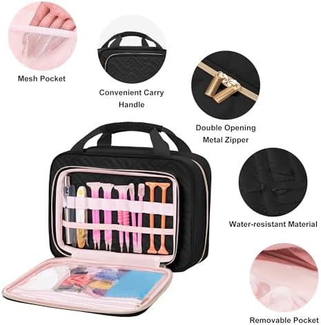 Leudes Diamond Art Storage Painting Case 60 Slots Bead Art Kits for Adults