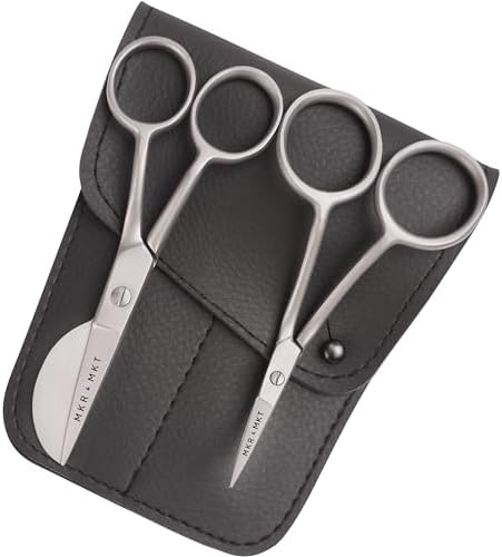 Applique Embroidery Scissors Set - Duckbill & Needlepoint, 4.5", Brushed