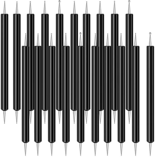 Ashmacdo 20 Pcs Dotting Tools for Painting,Ball Embossing Tool Tracing Stylus for Transfer Paper Drawing Nail Art