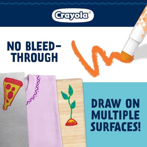 Crayola Acrylic Paint Doodle Sticks (12ct), Acrylic Paint Marker Set for Kids, Quick Dry, Multi-Surface, Less Mess, Kids Craft Supplies, Ages 8+ (Pack of 2)
